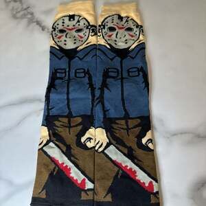 Jason Voorhees Friday The 13th Unisex Crew Socks For Adults and Teens